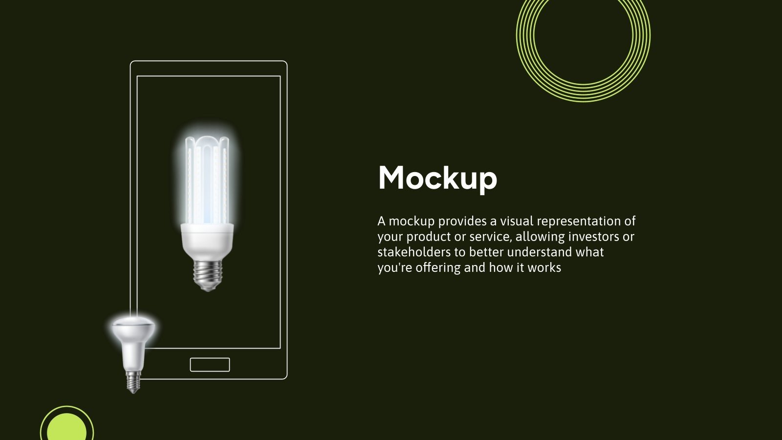 Rechargeable LED Bulb Business Plan Google Slides