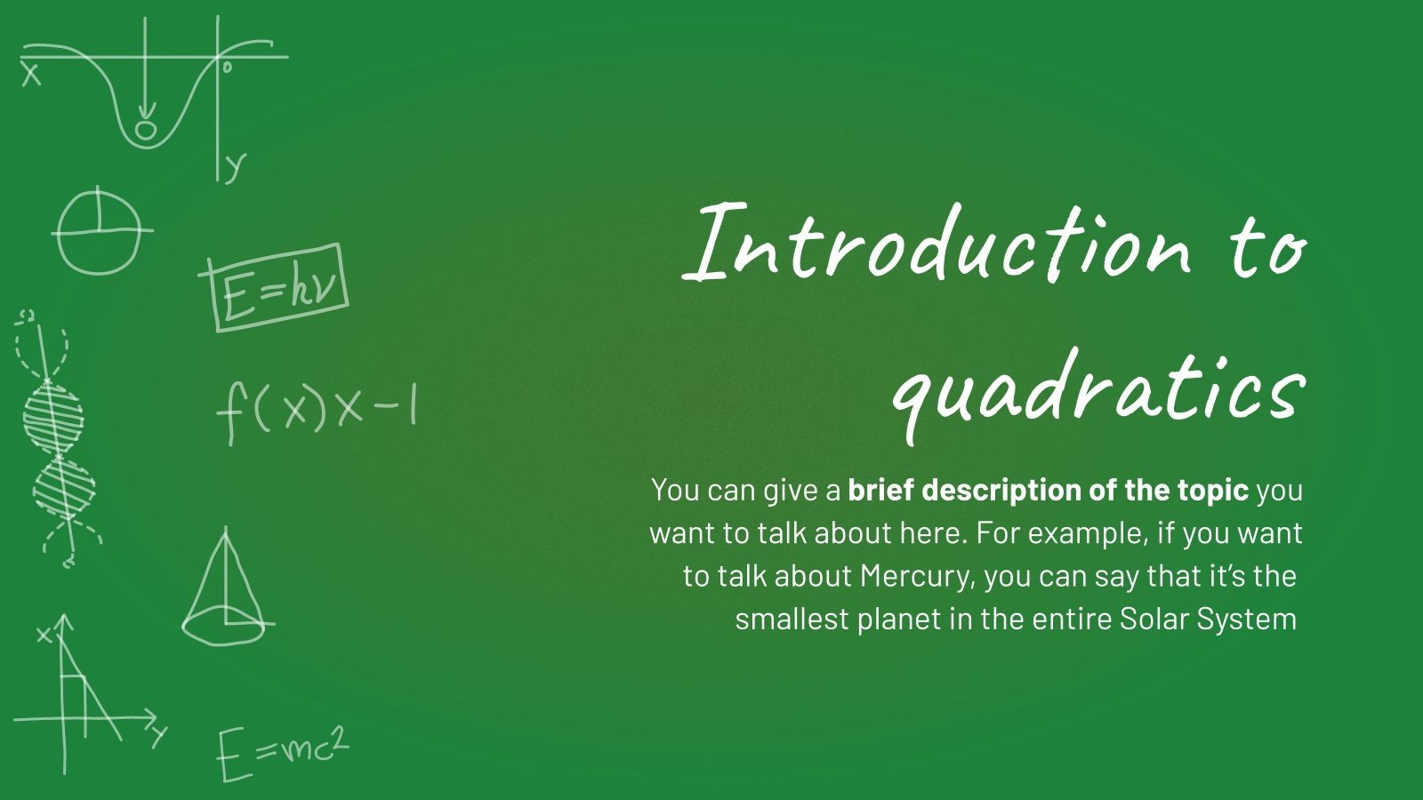 Quadratic Functions and Equations - Mathematics - 9th Grade