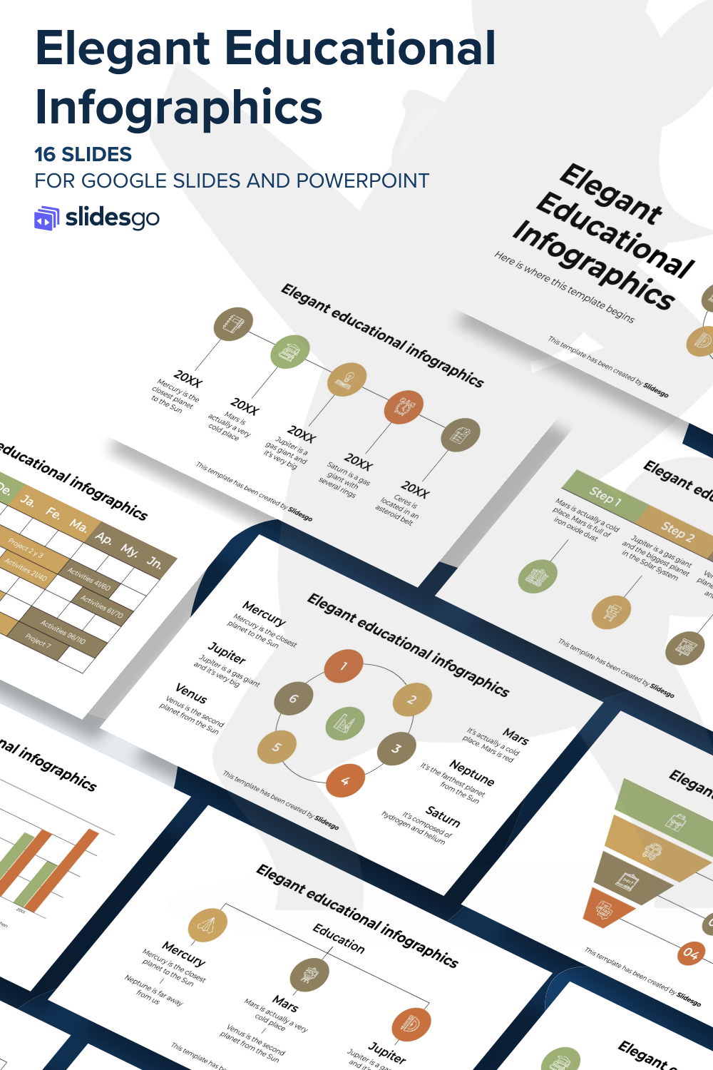 Elegant Educational Infographics | Google Slides & PPT