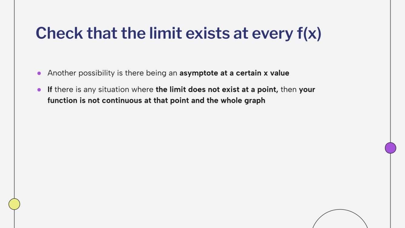 How to Prove that a Function is Continuous | Google Slides