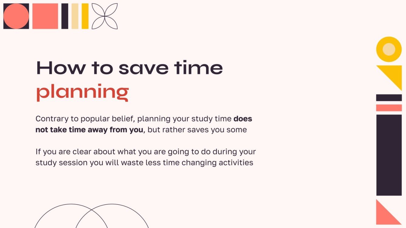 Study Planning | Google Slides & PPT
