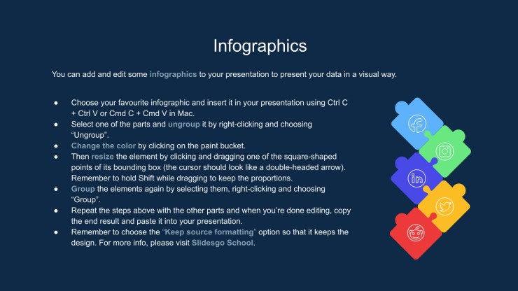 Generation of '27 Infographics presentation template 