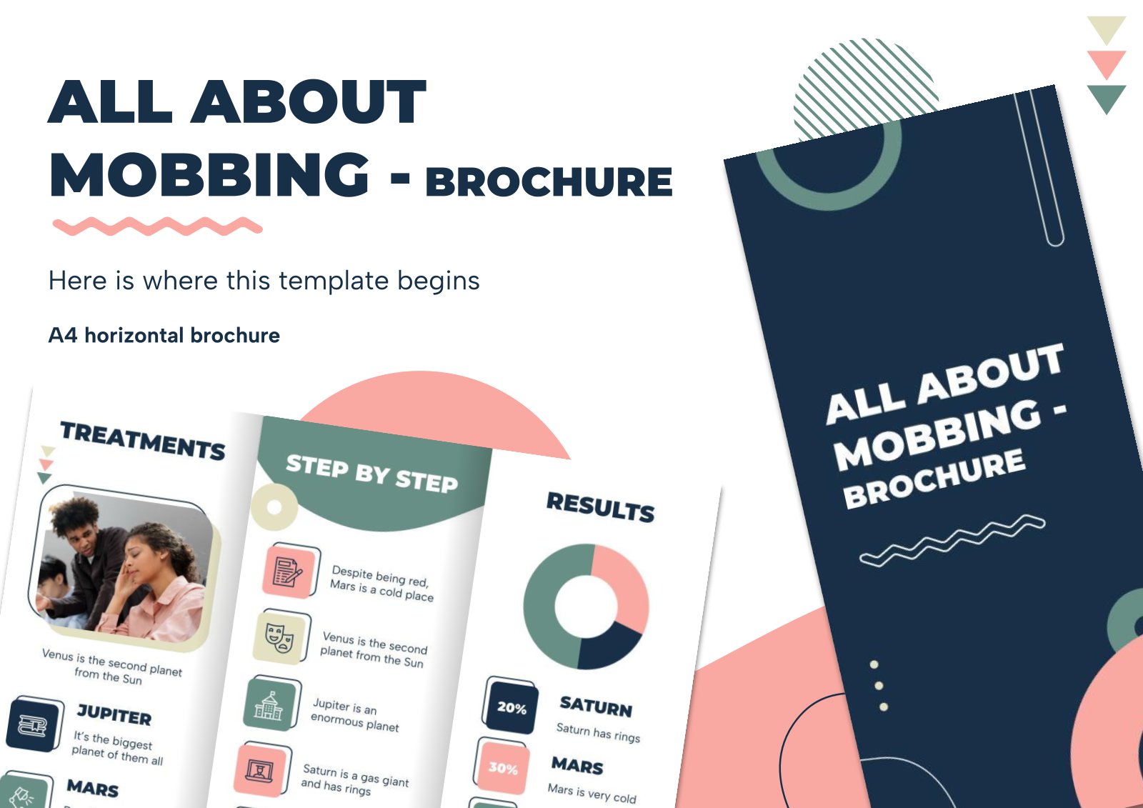 All About Mobbing - Brochure presentation template 