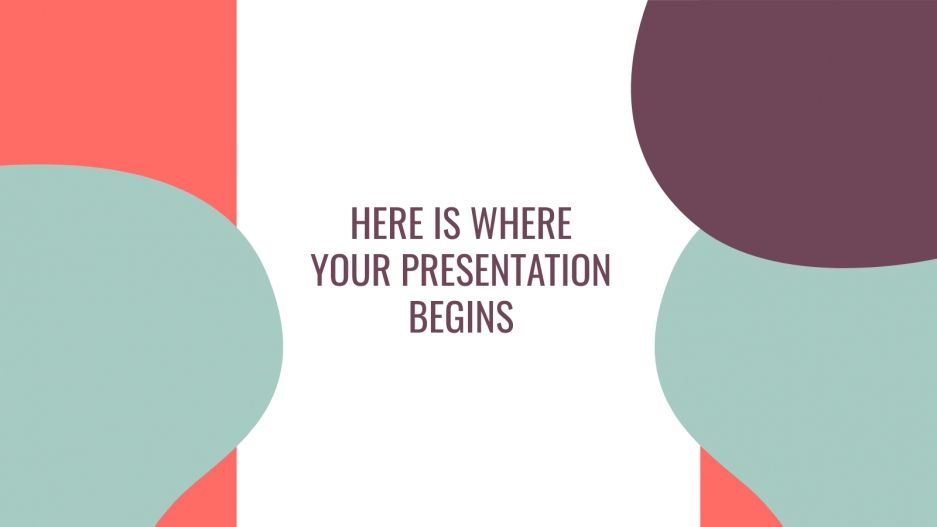 Organic Forms presentation template