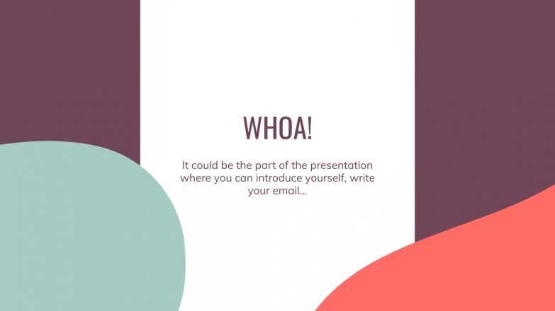 Organic Forms presentation template