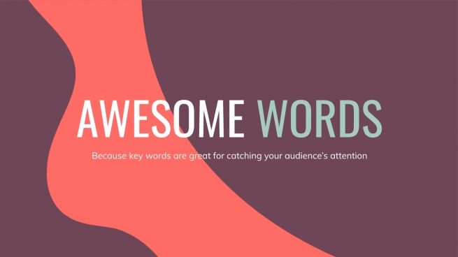 Organic Forms presentation template