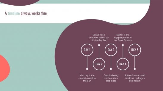 Organic Forms presentation template