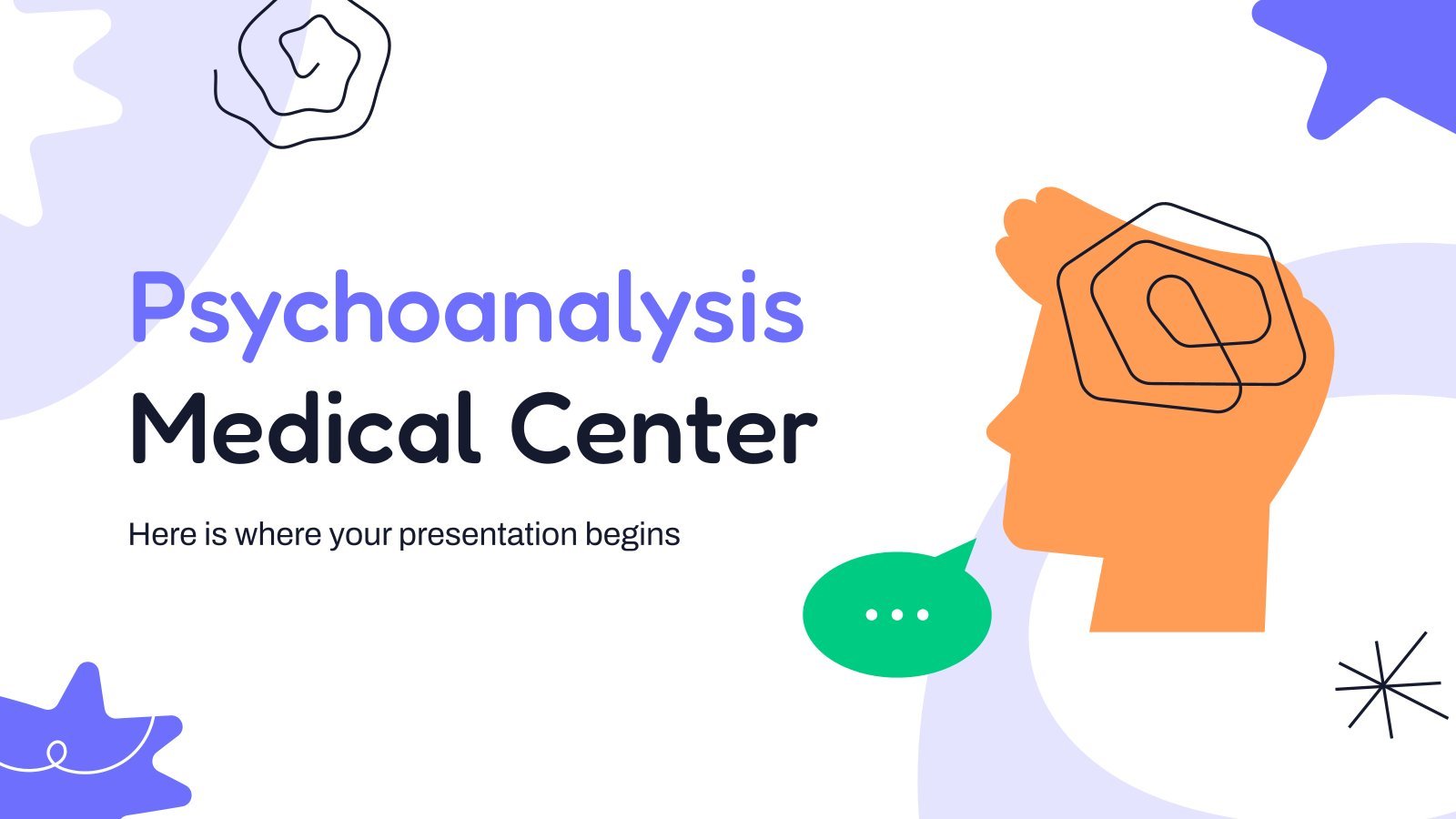 Psychoanalysis Medical Center presentation template 