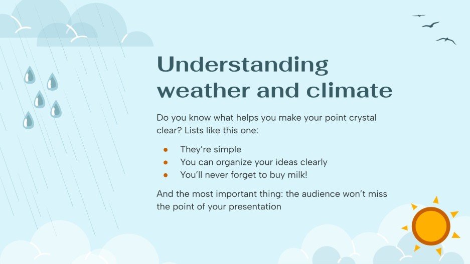 Weather and Climate Earth Science Google Slides