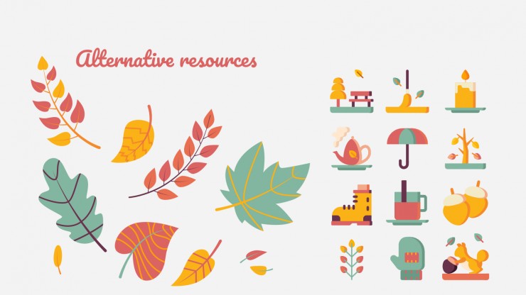 L’heure de l’automne : Modèles de présentation