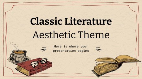 Classic Literature Aesthetic Theme | Google Slides y PPT