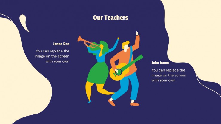 Plantilla de presentación Escuela de música