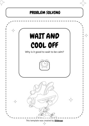 Druckbare Arbeitsblätter zur visuellen Unterstützung des Problemlösens für Pre-K Präsentationsvorlage