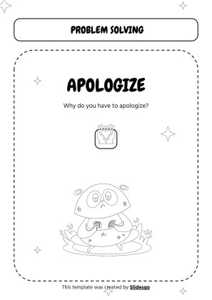 Druckbare Arbeitsblätter zur visuellen Unterstützung des Problemlösens für Pre-K Präsentationsvorlage