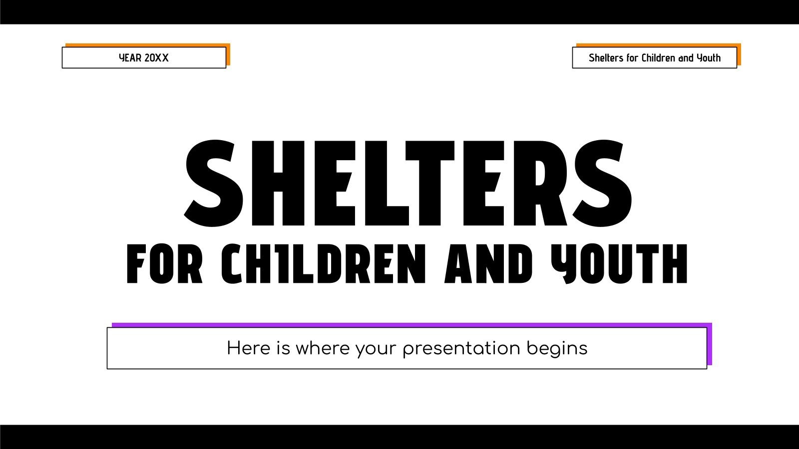 Shelters for Children and Youth | Google Slides & PPT