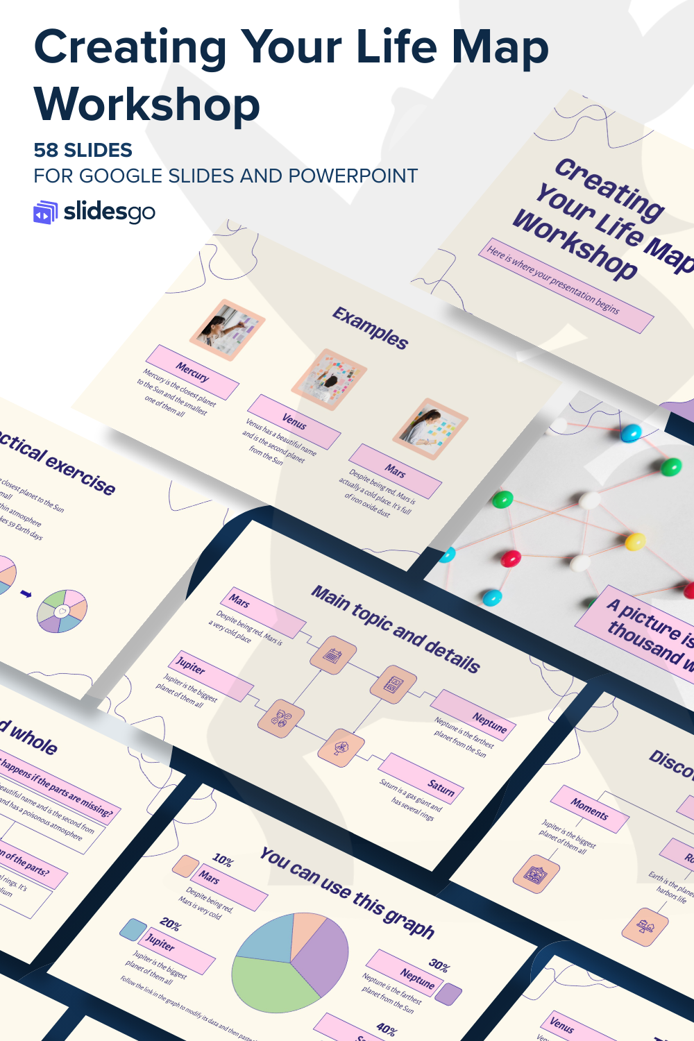 Life Map Using Powerpoint Creating Your Life Map Workshop | Google Slides & PPT