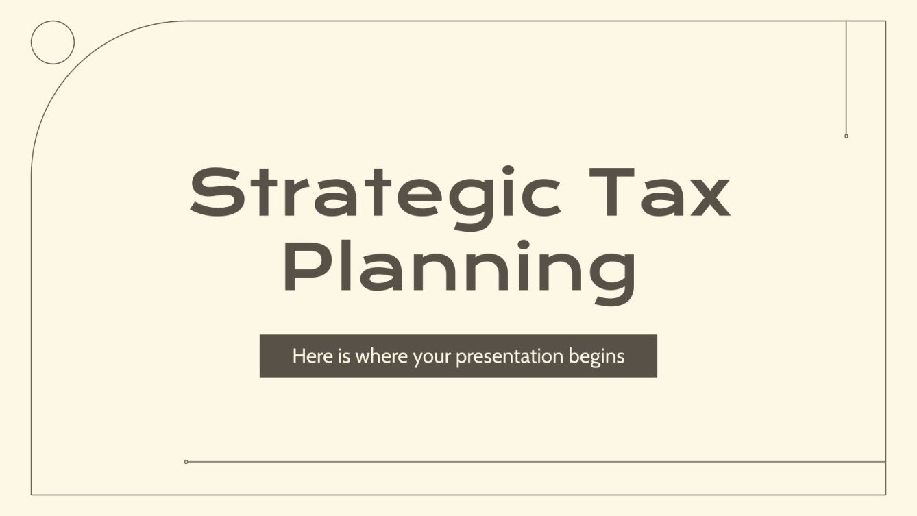 Strategic Tax Planning Google Slides & PowerPoint template