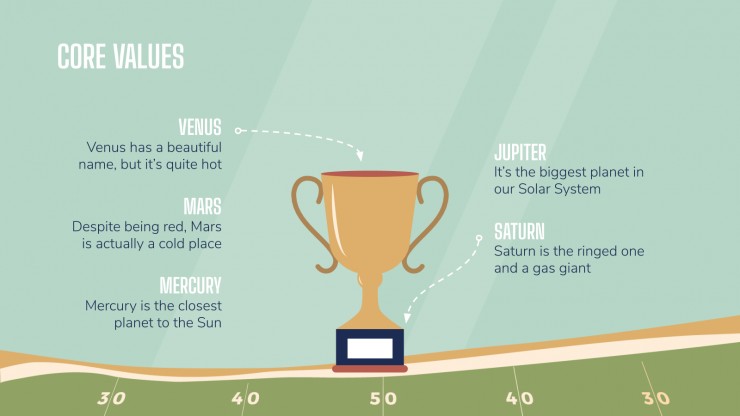 Super Bowl Marketing Campaign presentation template