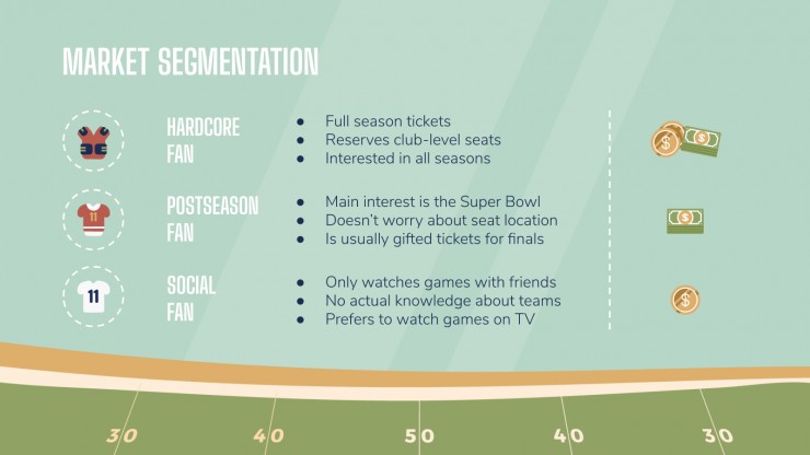 Super Bowl Marketing Campaign presentation template
