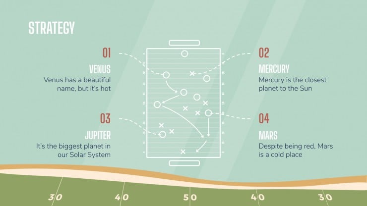 Super Bowl Marketing Campaign presentation template