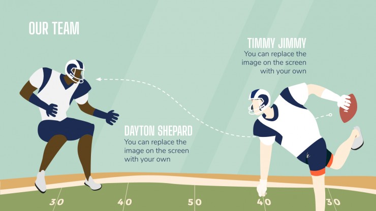 Super Bowl Marketing Campaign presentation template