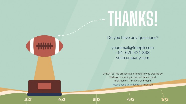 Super Bowl Marketing Campaign presentation template