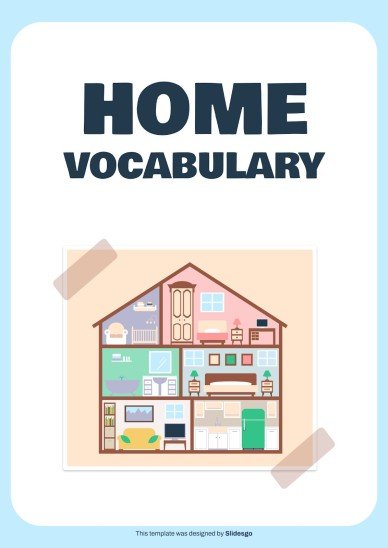 가정 어휘 프레젠테이션 템플릿