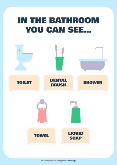 가정 어휘 프레젠테이션 템플릿