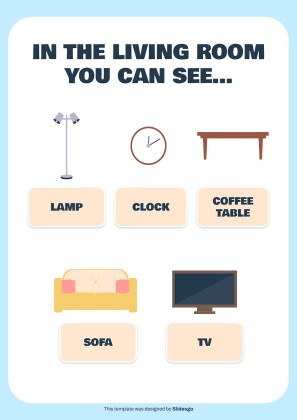 가정 어휘 프레젠테이션 템플릿