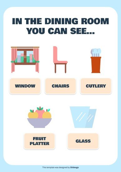 가정 어휘 프레젠테이션 템플릿