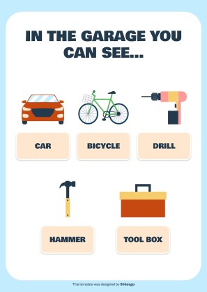 가정 어휘 프레젠테이션 템플릿