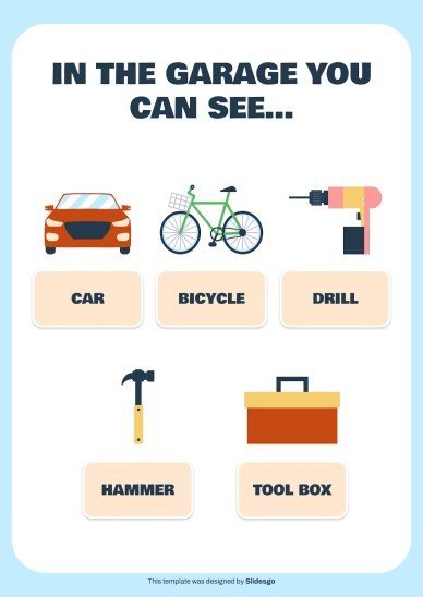 가정 어휘 프레젠테이션 템플릿