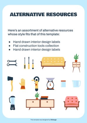 가정 어휘 프레젠테이션 템플릿