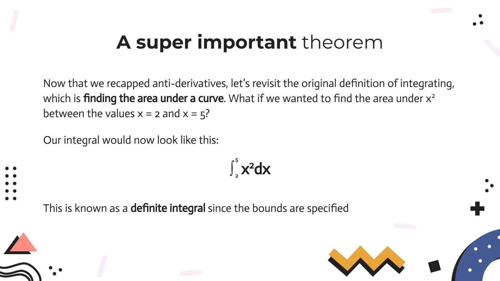The Fundamental Theorem of Calculus Google Slides & PPT