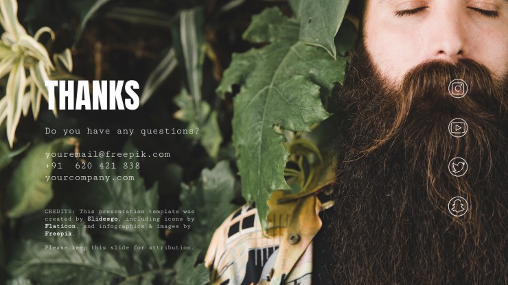 Mustache Campaign presentation template