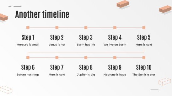 Types of Building Materials presentation template 