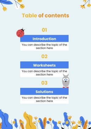 Plantilla de presentación Fichas para división de decimales