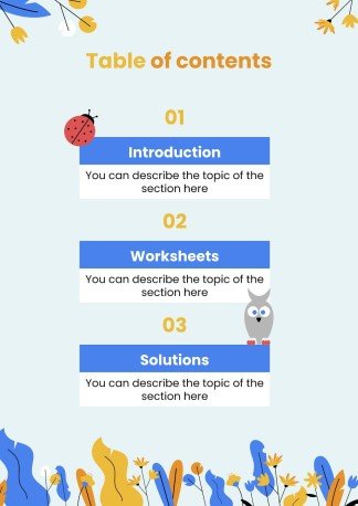 Plantilla de presentación Fichas para división de decimales