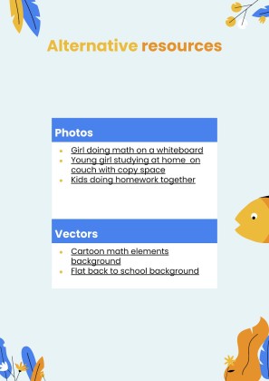 Plantilla de presentación Fichas para división de decimales