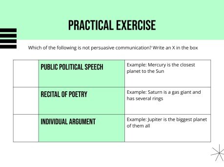 Persuasive and Convincing Communication Workshop presentation template 