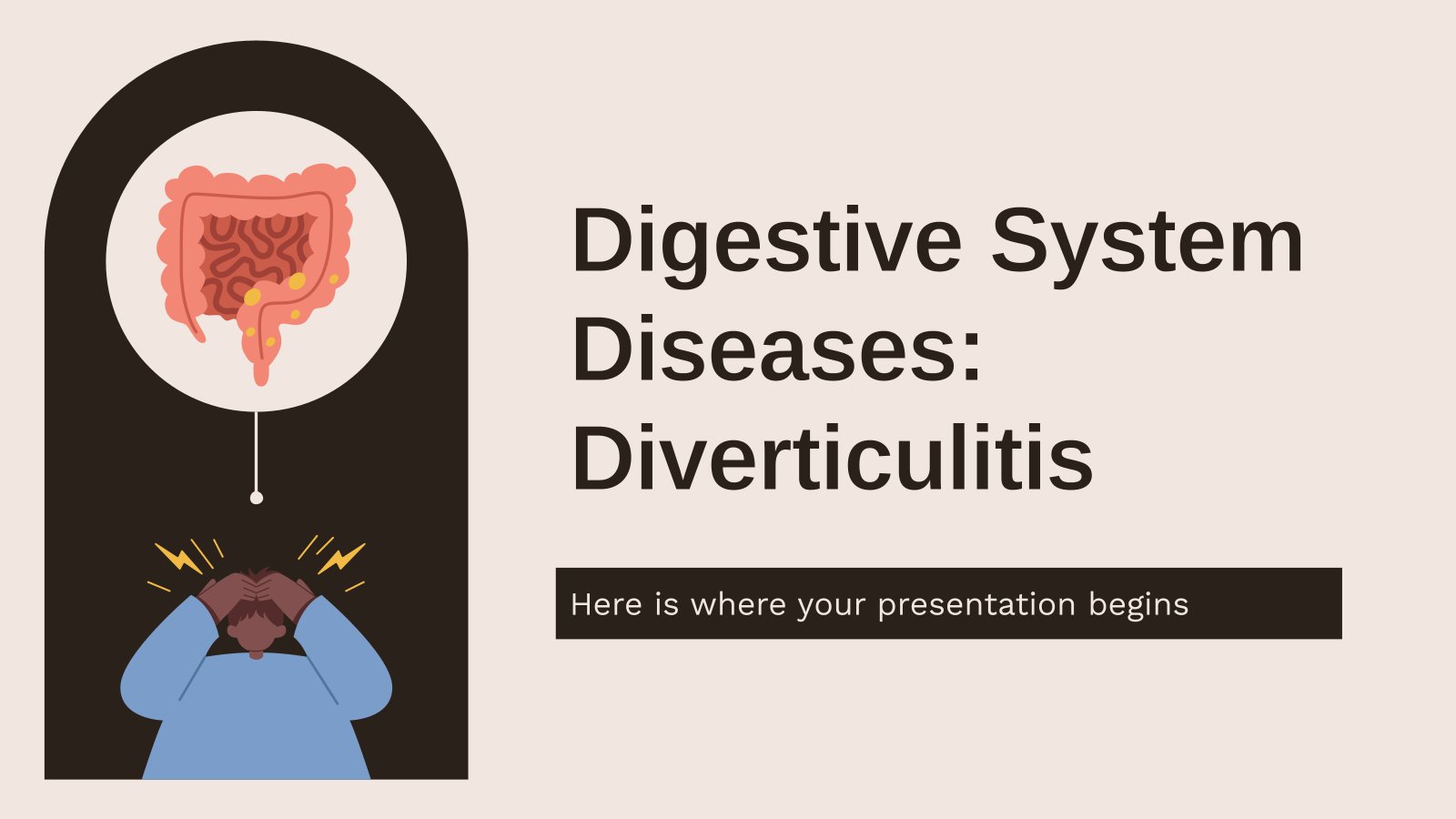 Maladies de l'appareil digestif : Diverticulite Modèles de présentation