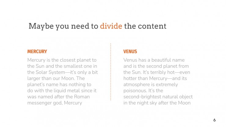 Abstract Orange presentation template