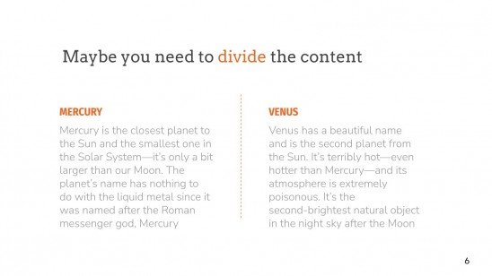Abstract Orange presentation template