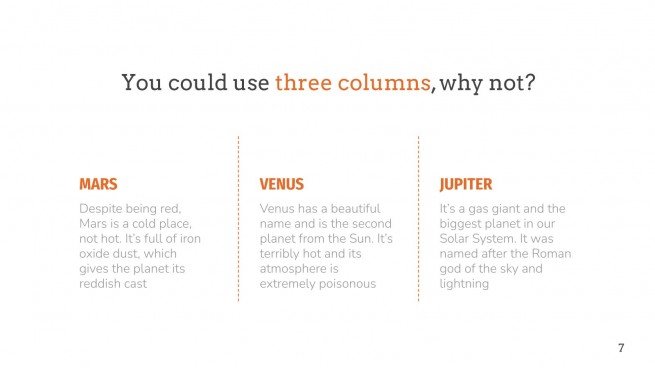 Abstract Orange presentation template