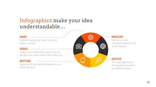 Abstract Orange presentation template