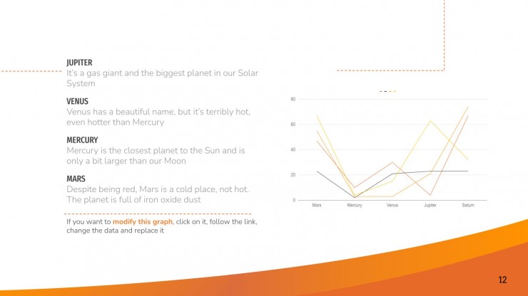 Abstract Orange presentation template