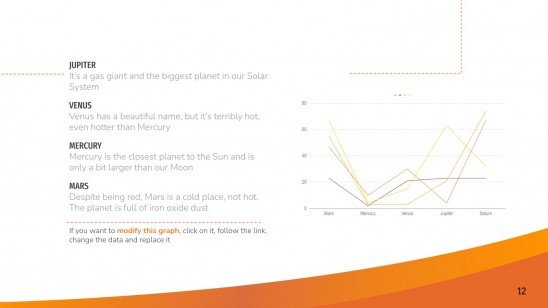 Abstract Orange presentation template