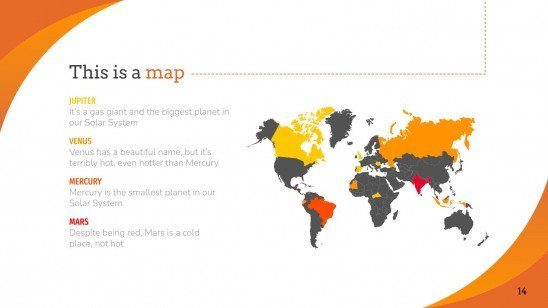 Abstract Orange presentation template