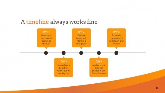 Abstract Orange presentation template