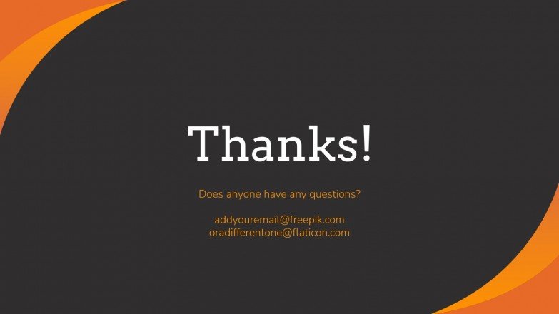 Abstract Orange presentation template